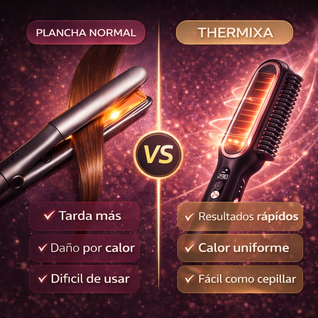 Thermixa™ Cepillo Eléctrico Anti Frizz