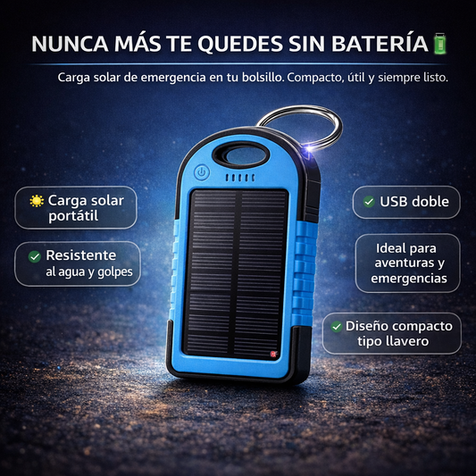 Solarix™ Cargador Solar Portátil