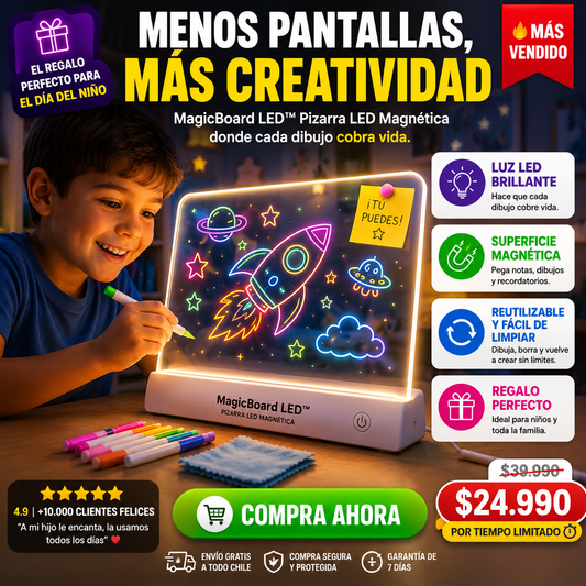 MagicBoard LED™ | Pizarra LED magica