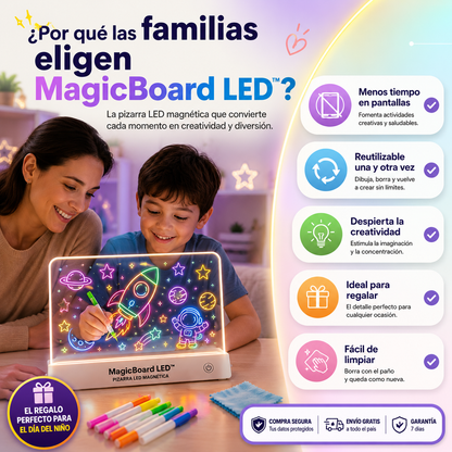 MagicBoard LED™ | Pizarra LED magica