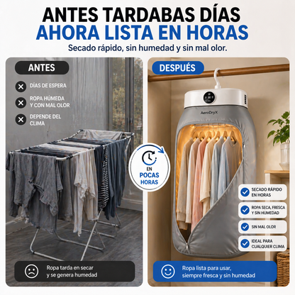 AirDry Pro™ | Secadora de Ropa Portátil