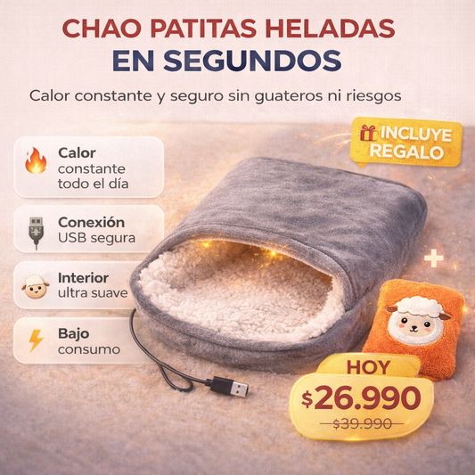 Ovejita Calientita™ 🐑 - Calienta pies USB