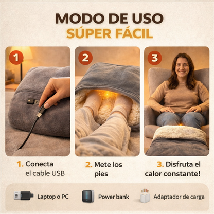 Ovejita Calientita™ 🐑 - Calienta pies USB